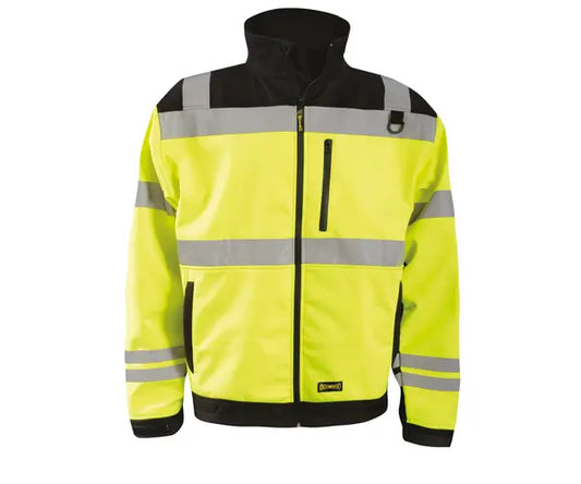 Occunomix 3 Season Soft Shell Jacket Hi-Vis Jackets Yellow S model LUX-M6JKT-YS