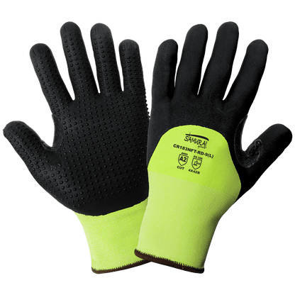 Globus Global Safety - CR183NFT-RD Dotted Gloves