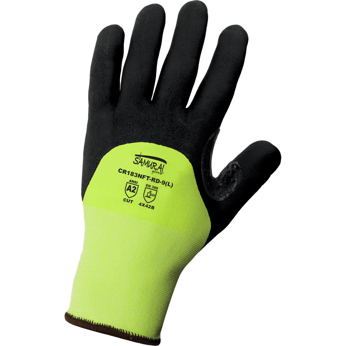 Globus Global Safety - CR183NFT-RD Dotted Gloves - view 2