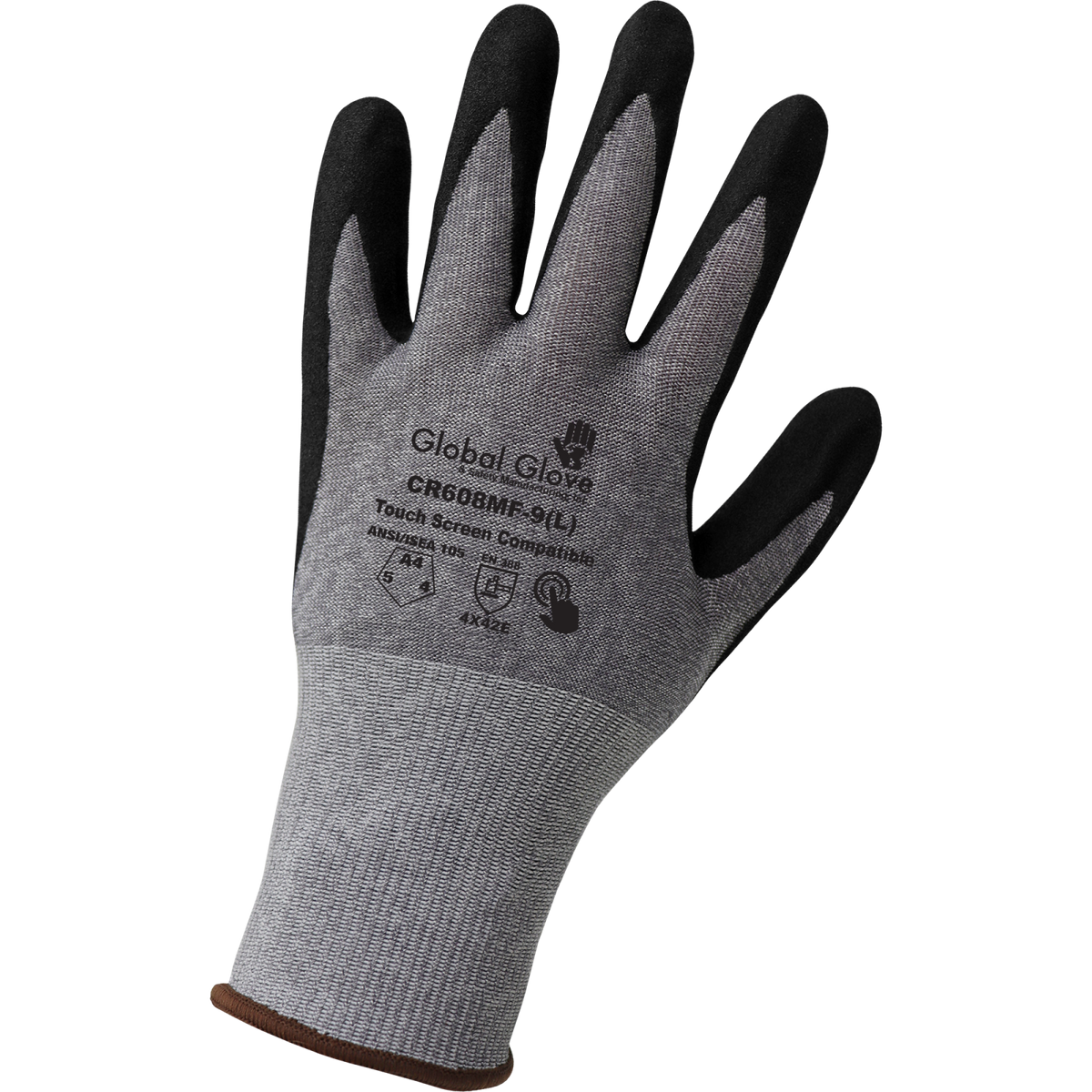 CR608MF Touchscreen Mach-Finish Nitrile Gloves - original manufacturer view; Pack of 12 pairs