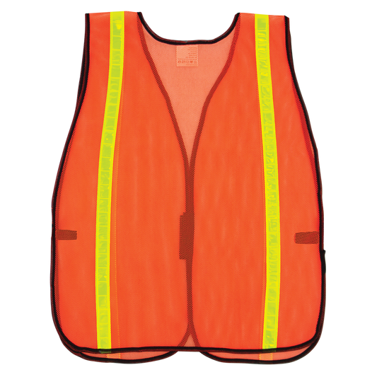 Global Glove GGS GLO-10-O-1IN Frogwear Hv Economy Safety Vest