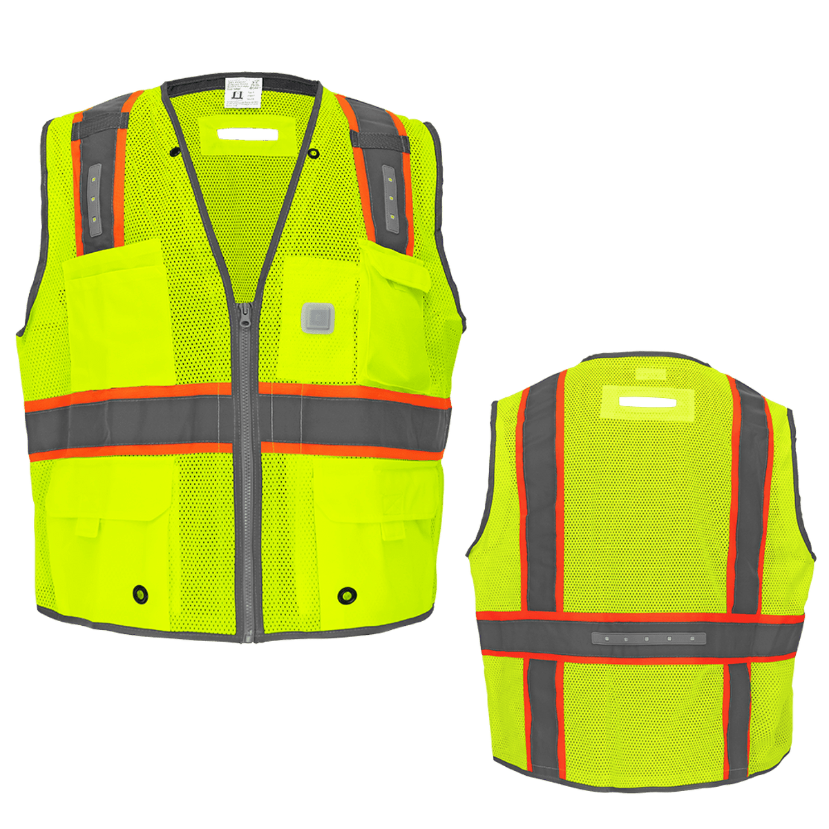 Globus Global Safety - GLO-15LED Surveyor's Vest - view 2