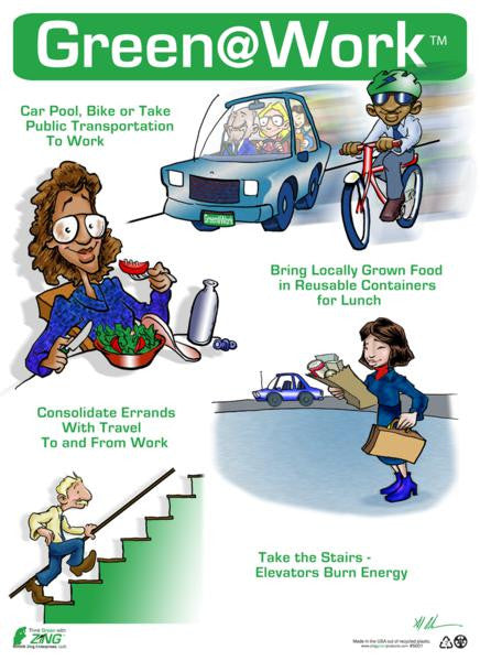 ZING At Work Poster Lobby Or General Application 16'X22' - official Zing product image 1