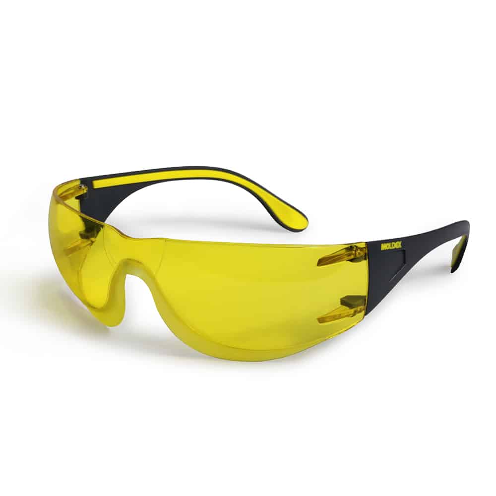 5002A-1 Amber Lens Anti-Fog Safety Glasses - Moldex 5002A-1