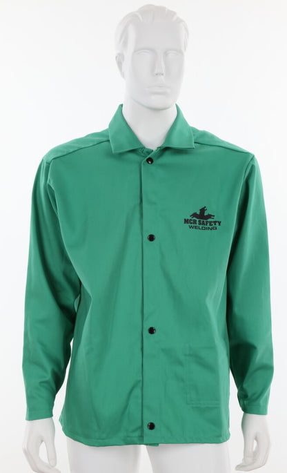 MCR Safety 39030 - F/R GREEN COTTON 30" JACKET L - manufacturer product image 2