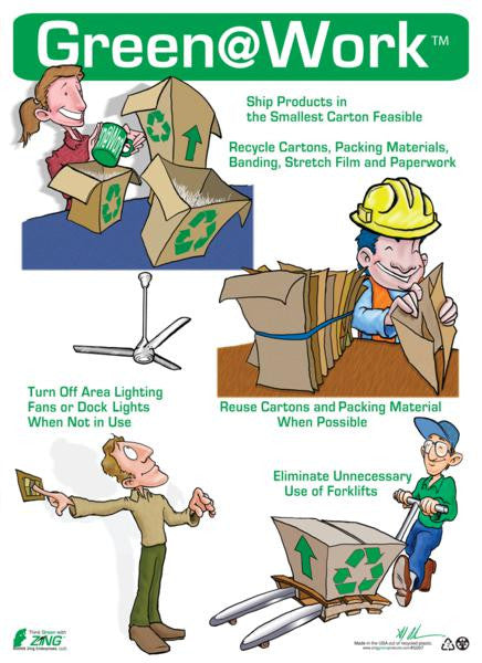 ZING At Work Poster Warehouse Application 16'X22' - official Zing product image 1