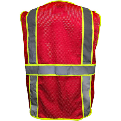 PIP Reflective Apparel 500GT Enhanced Visibility Five Pocket Mesh Vest
