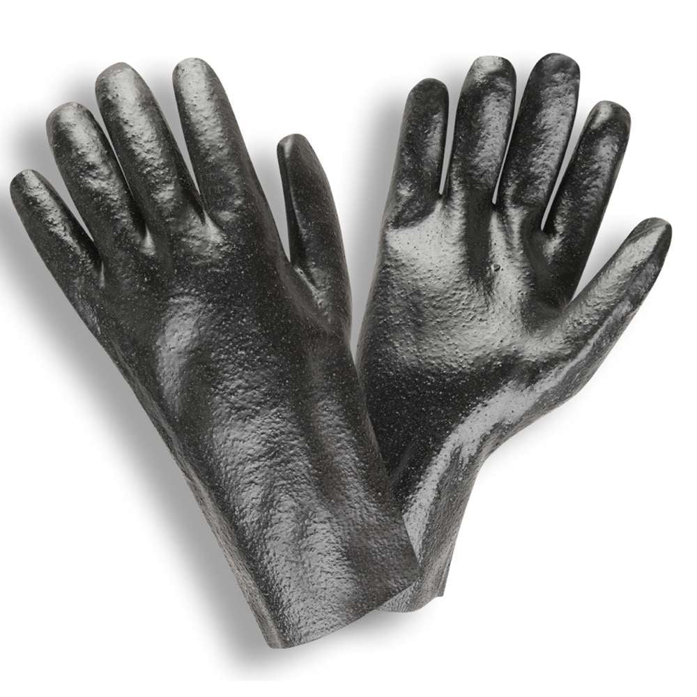 Cordova Black PVC, Rough Finish, Interlock Lined #5012R