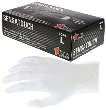 Vinyl Disposable Gloves, Powder-Free, 3 Mil, Smooth Finish, Food Service Grade