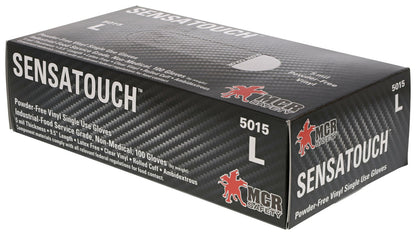 SensaTouch Disposable Vinyl Gloves, Industrial Food Service Grade, Powder Free