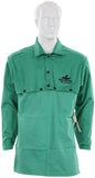 MCR Safety 39120 - F/R Green Cotton Welding Bib 20" LONG product image