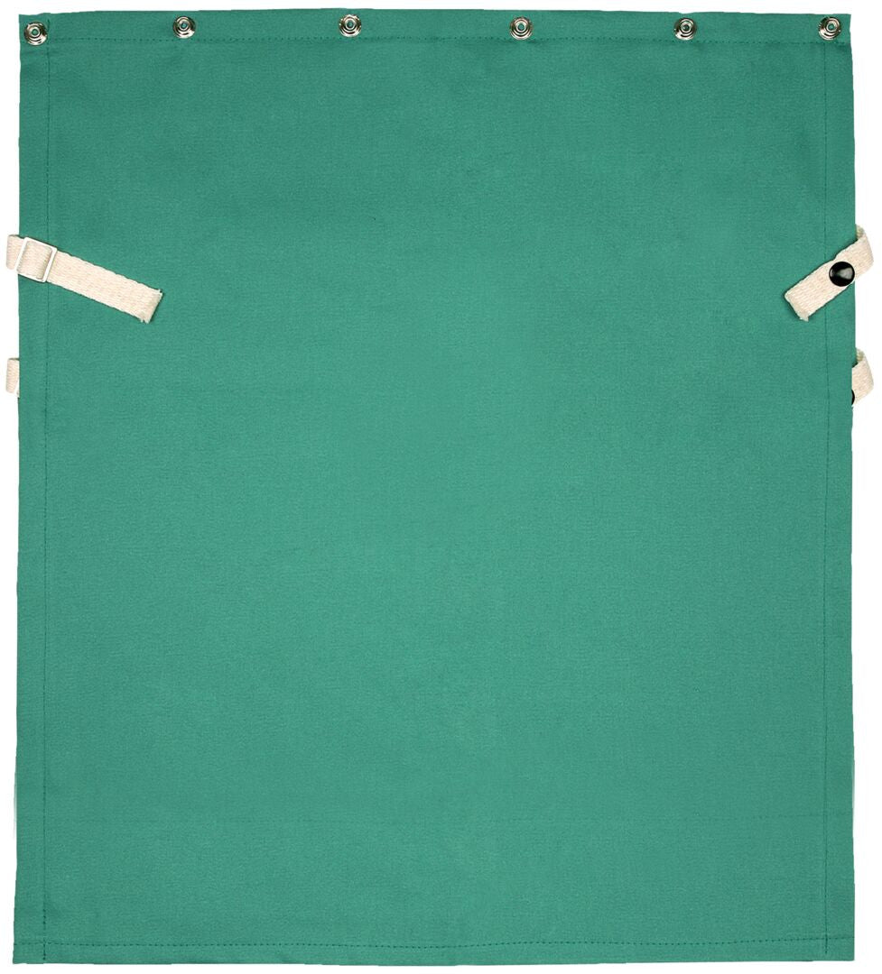 MCR Safety 39120 - F/R Green Cotton Welding Bib 20" LONG - manufacturer product image 3