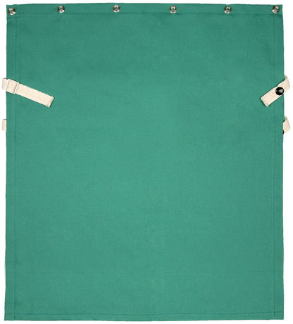 MCR Safety 39120 - F/R Green Cotton Welding Bib 20" LONG - manufacturer product image 3