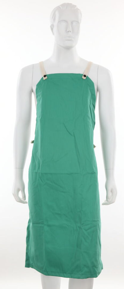 MCR Safety 39142 - F/R GREEN COTTON WELDNG BIB APRON 24X42 - manufacturer product image 2
