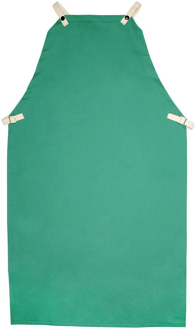 MCR Safety 39142 - F/R GREEN COTTON WELDNG BIB APRON 24X42 - manufacturer product image 3