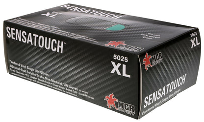 Powdered Vinyl Disposable Gloves, Industrial/Food Service Grade, Smooth Finish