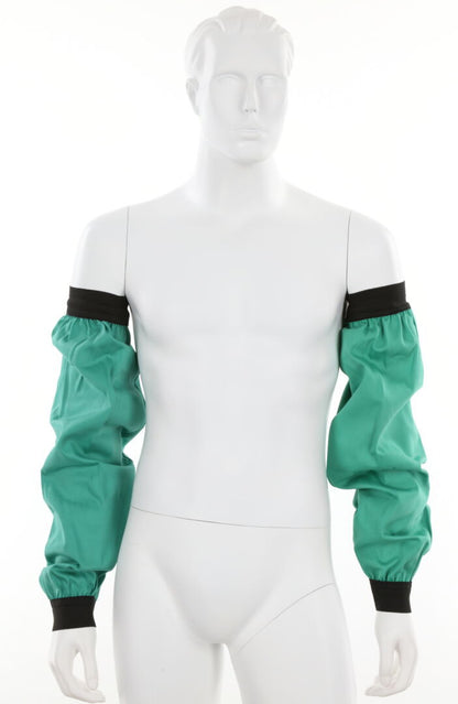 MCR Safety 39423 - F/R Green Cotton 23" Sleeve Elastic Wrst - manufacturer product image 2