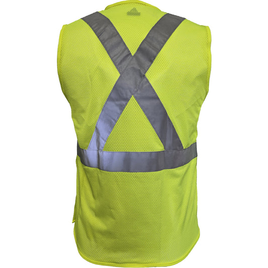 PIP Reflective Apparel 502SX ANSI Type R Class 2 Three Pocket Mesh Breakaway Vest