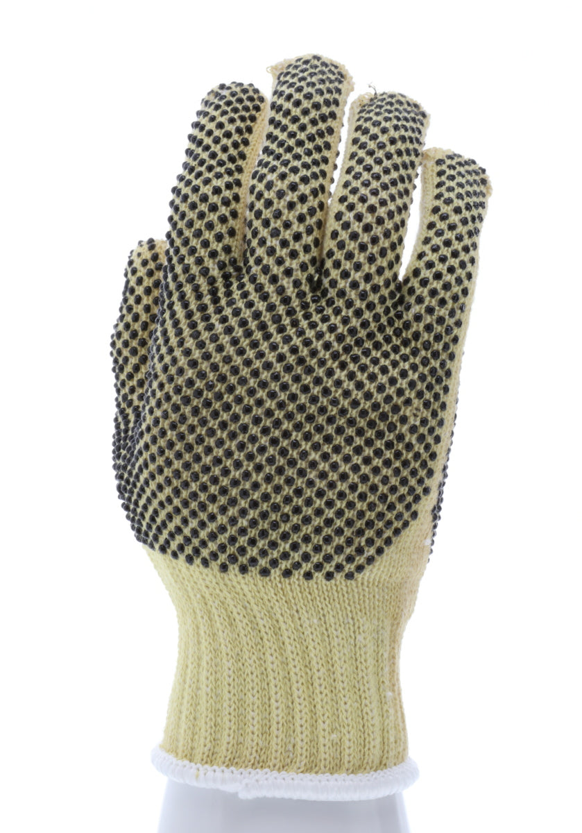9363 - MCR Safety CutPro® - 7-Gauge Kevlar® Aramid Shell with Cotton Interior - Cut-Resistant Work Gloves - PVC Dots on 2 Sides - Regular Weight Gloves - Made with DuPont™ Kevlar®