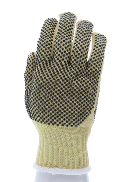 9363 - MCR Safety CutPro® - 7-Gauge Kevlar® Aramid Shell with Cotton Interior - Cut-Resistant Work Gloves - PVC Dots on 2 Sides - Regular Weight Gloves - Made with DuPont™ Kevlar®
