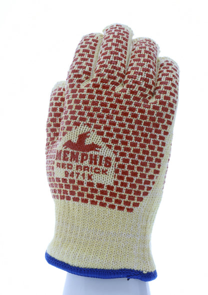 9471K - MCR Safety CutPro® - Heavyweight Kevlar® Cotton Cut-Resistant Work Gloves - 2-Sided Nitrile Blocks - Size Medium - Cut and Heat Resistant Gloves