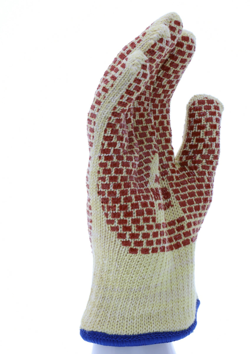 9471K - MCR Safety CutPro® - Heavyweight Kevlar® Cotton Cut-Resistant Work Gloves - 2-Sided Nitrile Blocks - Size Medium - Cut and Heat Resistant Gloves