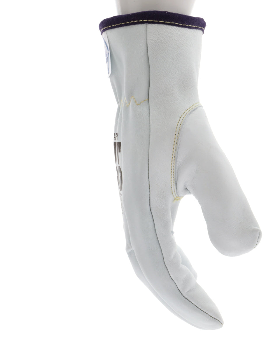 3611DT - Leather Drivers Work Gloves - Premium A Grade Grain Goatskin - Dyneema® Diamond Technology Lining - Cut Resistant Gloves - Keystone Thumb - Natural Lanolin Content Keeps Gloves and Hands Soft