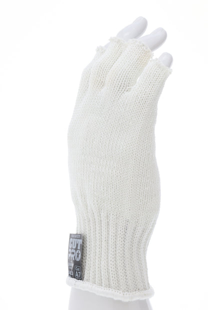 9349D - MCR Safety Survivor™ - 7 Gauge Cut Resistant Work Gloves - Light Weight, Cool and Ambidextrous - Fingerless Gloves - FDA Accepted Materials Can be used as Kitchen Cut Resistant Gloves