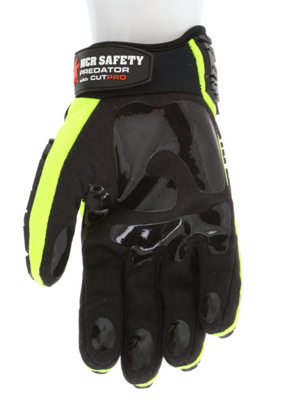 PD2905A - Predator® Mechanics Gloves - Cut Resistant Work Gloves - Made with Alycore™ - Cut and Puncture Protection - Tire Tread Pattern TPR Protects the Back of Hand - Adjustable Wrist Closure with ID Pad