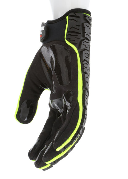 PD2905A - Predator® Mechanics Gloves - Cut Resistant Work Gloves - Made with Alycore™ - Cut and Puncture Protection - Tire Tread Pattern TPR Protects the Back of Hand - Adjustable Wrist Closure with ID Pad