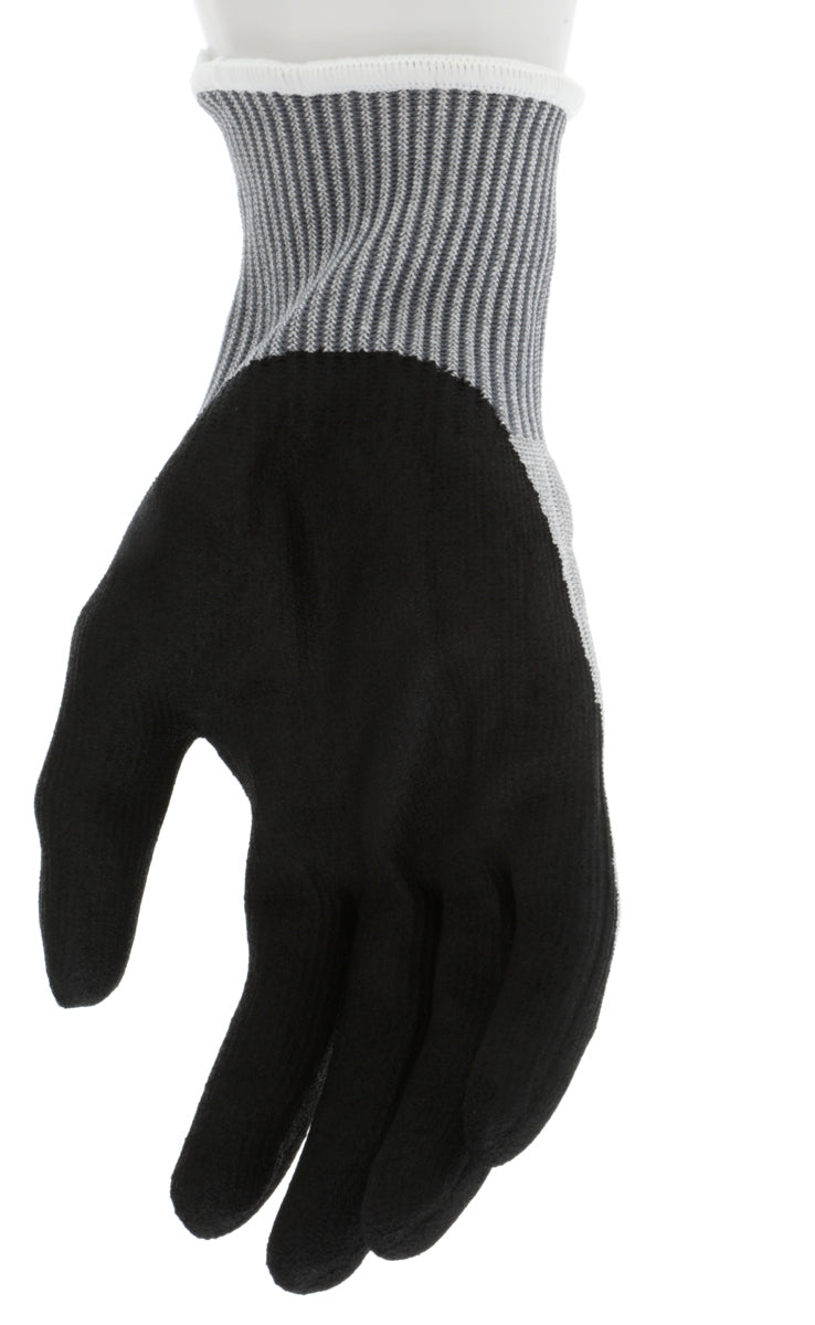9273SPU - MCR Safety CutPro® - 13 Gauge HyperMax® HPPE Shell - Cut Resistant Work Gloves - Polyurethane (PU) Coated Palm and Fingers - Water Based PU