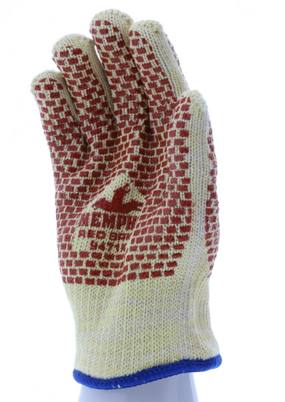 9471K - MCR Safety CutPro® - Heavyweight Kevlar® Cotton Cut-Resistant Work Gloves - 2-Sided Nitrile Blocks - Size Medium - Cut and Heat Resistant Gloves