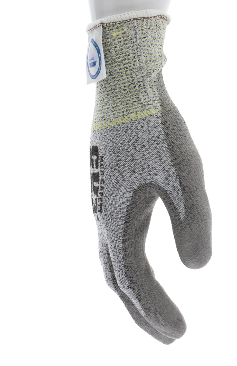 9676 - MCR Safety CutPro® - 13-Gauge Dyneema® Diamond Technology Shell - Cut Resistant Work Gloves - Polyurethane (PU) Coated Palm and Fingertips - Micro-particle Boosted High Strength Fiber Provides Cool Touch Comfort and Durability