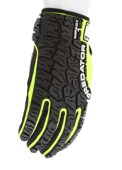 PD2905A - Predator® Mechanics Gloves - Cut Resistant Work Gloves - Made with Alycore™ - Cut and Puncture Protection - Tire Tread Pattern TPR Protects the Back of Hand - Adjustable Wrist Closure with ID Pad