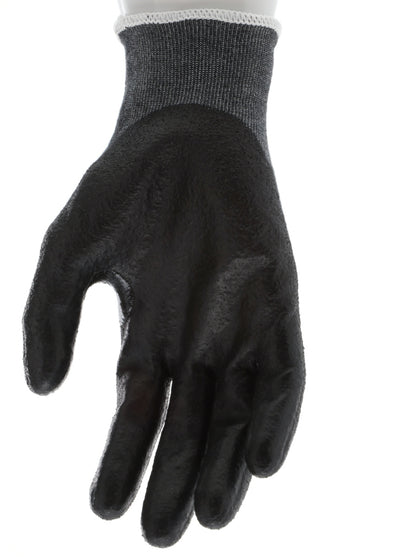 9188PUB - MCR Safety CutPro® - 18 Gauge Black Kevlar® Comfort Aramid Shell - Cut Resistant Work Gloves - Polyurethane (PU)Coated Palm and Fingertips - Reinforced Thumb Crotch