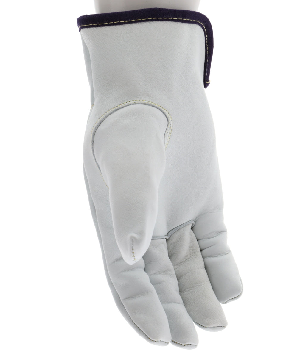 3611DT - Leather Drivers Work Gloves - Premium A Grade Grain Goatskin - Dyneema® Diamond Technology Lining - Cut Resistant Gloves - Keystone Thumb - Natural Lanolin Content Keeps Gloves and Hands Soft