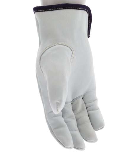 3611DT - Leather Drivers Work Gloves - Premium A Grade Grain Goatskin - Dyneema® Diamond Technology Lining - Cut Resistant Gloves - Keystone Thumb - Natural Lanolin Content Keeps Gloves and Hands Soft