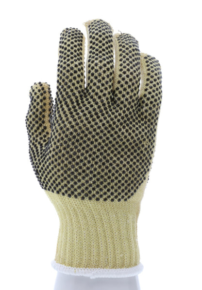 9363 - MCR Safety CutPro® - 7-Gauge Kevlar® Aramid Shell with Cotton Interior - Cut-Resistant Work Gloves - PVC Dots on 2 Sides - Regular Weight Gloves - Made with DuPont™ Kevlar®