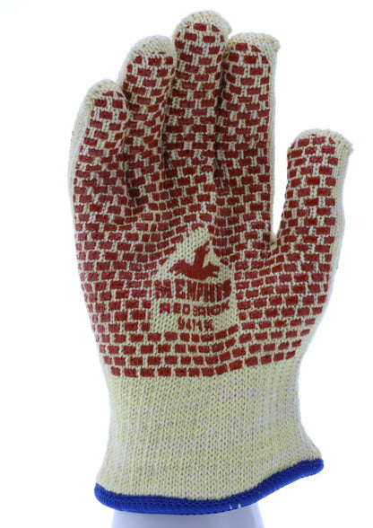 9471K - MCR Safety CutPro® - Heavyweight Kevlar® Cotton Cut-Resistant Work Gloves - 2-Sided Nitrile Blocks - Size Medium - Cut and Heat Resistant Gloves