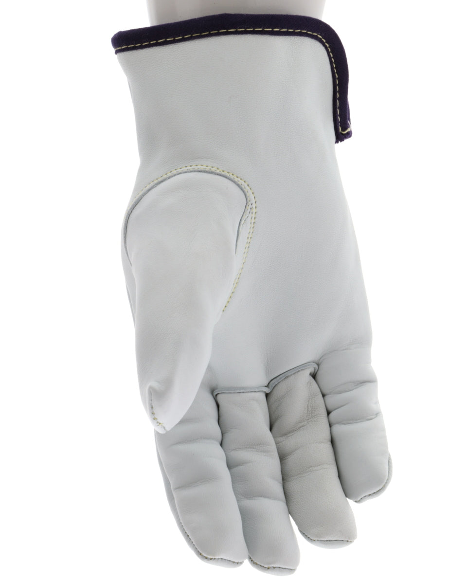 3611DT - Leather Drivers Work Gloves - Premium A Grade Grain Goatskin - Dyneema® Diamond Technology Lining - Cut Resistant Gloves - Keystone Thumb - Natural Lanolin Content Keeps Gloves and Hands Soft