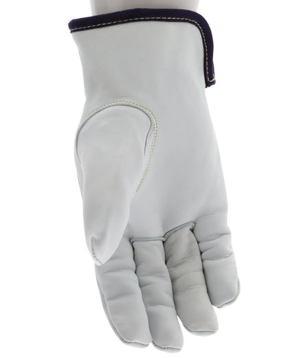 3611DT - Leather Drivers Work Gloves - Premium A Grade Grain Goatskin - Dyneema® Diamond Technology Lining - Cut Resistant Gloves - Keystone Thumb - Natural Lanolin Content Keeps Gloves and Hands Soft