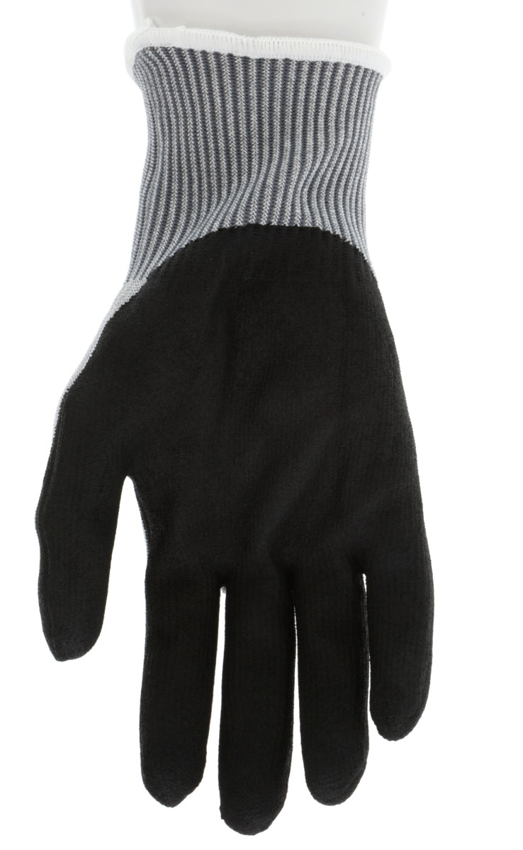9273SPU - MCR Safety CutPro® - 13 Gauge HyperMax® HPPE Shell - Cut Resistant Work Gloves - Polyurethane (PU) Coated Palm and Fingers - Water Based PU