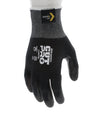 9188PUB - MCR Safety CutPro® - 18 Gauge Black Kevlar® Comfort Aramid Shell - Cut Resistant Work Gloves - Polyurethane (PU)Coated Palm and Fingertips - Reinforced Thumb Crotch