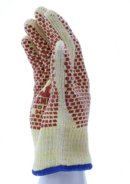 9471K - MCR Safety CutPro® - Heavyweight Kevlar® Cotton Cut-Resistant Work Gloves - 2-Sided Nitrile Blocks - Size Medium - Cut and Heat Resistant Gloves