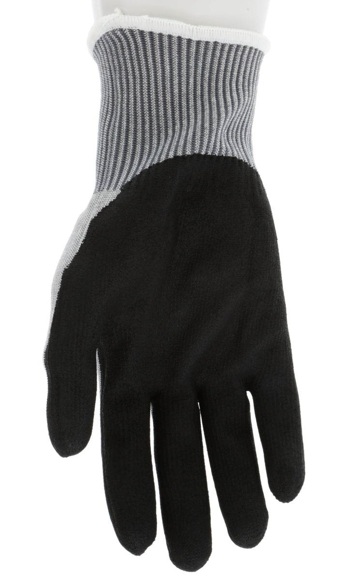 9273SPU - MCR Safety CutPro® - 13 Gauge HyperMax® HPPE Shell - Cut Resistant Work Gloves - Polyurethane (PU) Coated Palm and Fingers - Water Based PU