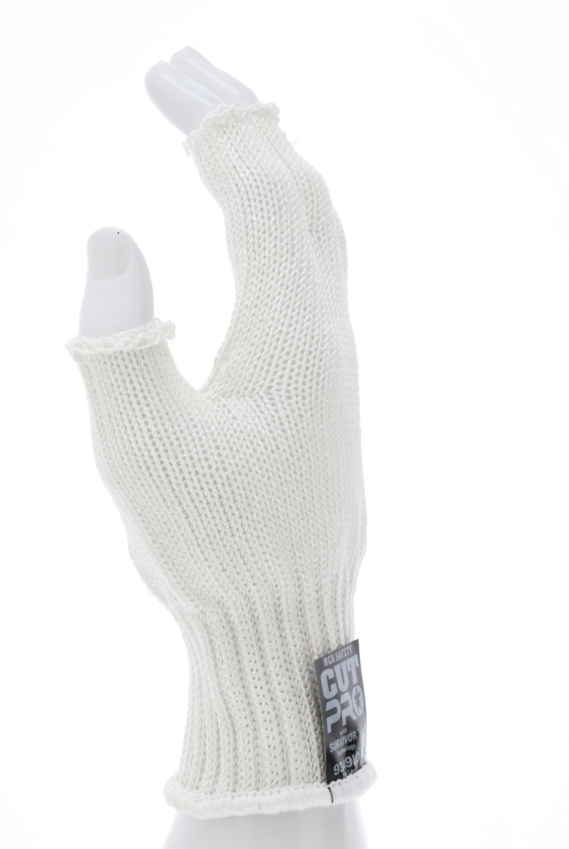 9349D - MCR Safety Survivor™ - 7 Gauge Cut Resistant Work Gloves - Light Weight, Cool and Ambidextrous - Fingerless Gloves - FDA Accepted Materials Can be used as Kitchen Cut Resistant Gloves