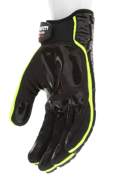 PD2905A - Predator® Mechanics Gloves - Cut Resistant Work Gloves - Made with Alycore™ - Cut and Puncture Protection - Tire Tread Pattern TPR Protects the Back of Hand - Adjustable Wrist Closure with ID Pad
