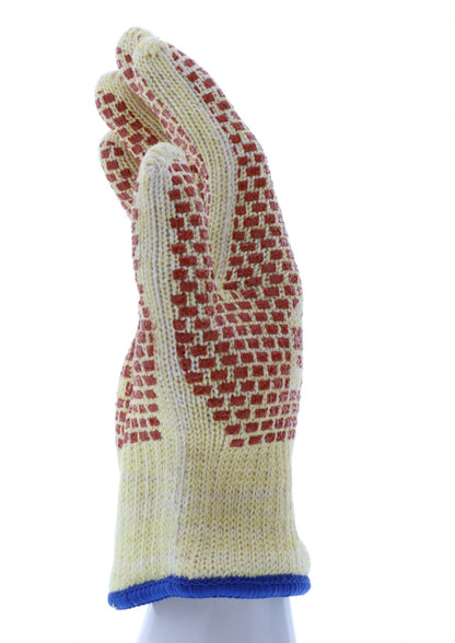 9471K - MCR Safety CutPro® - Heavyweight Kevlar® Cotton Cut-Resistant Work Gloves - 2-Sided Nitrile Blocks - Size Medium - Cut and Heat Resistant Gloves