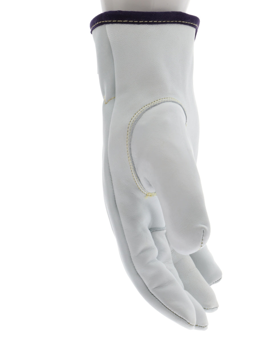 3611DT - Leather Drivers Work Gloves - Premium A Grade Grain Goatskin - Dyneema® Diamond Technology Lining - Cut Resistant Gloves - Keystone Thumb - Natural Lanolin Content Keeps Gloves and Hands Soft