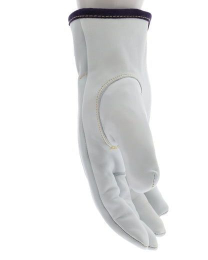 3611DT - Leather Drivers Work Gloves - Premium A Grade Grain Goatskin - Dyneema® Diamond Technology Lining - Cut Resistant Gloves - Keystone Thumb - Natural Lanolin Content Keeps Gloves and Hands Soft